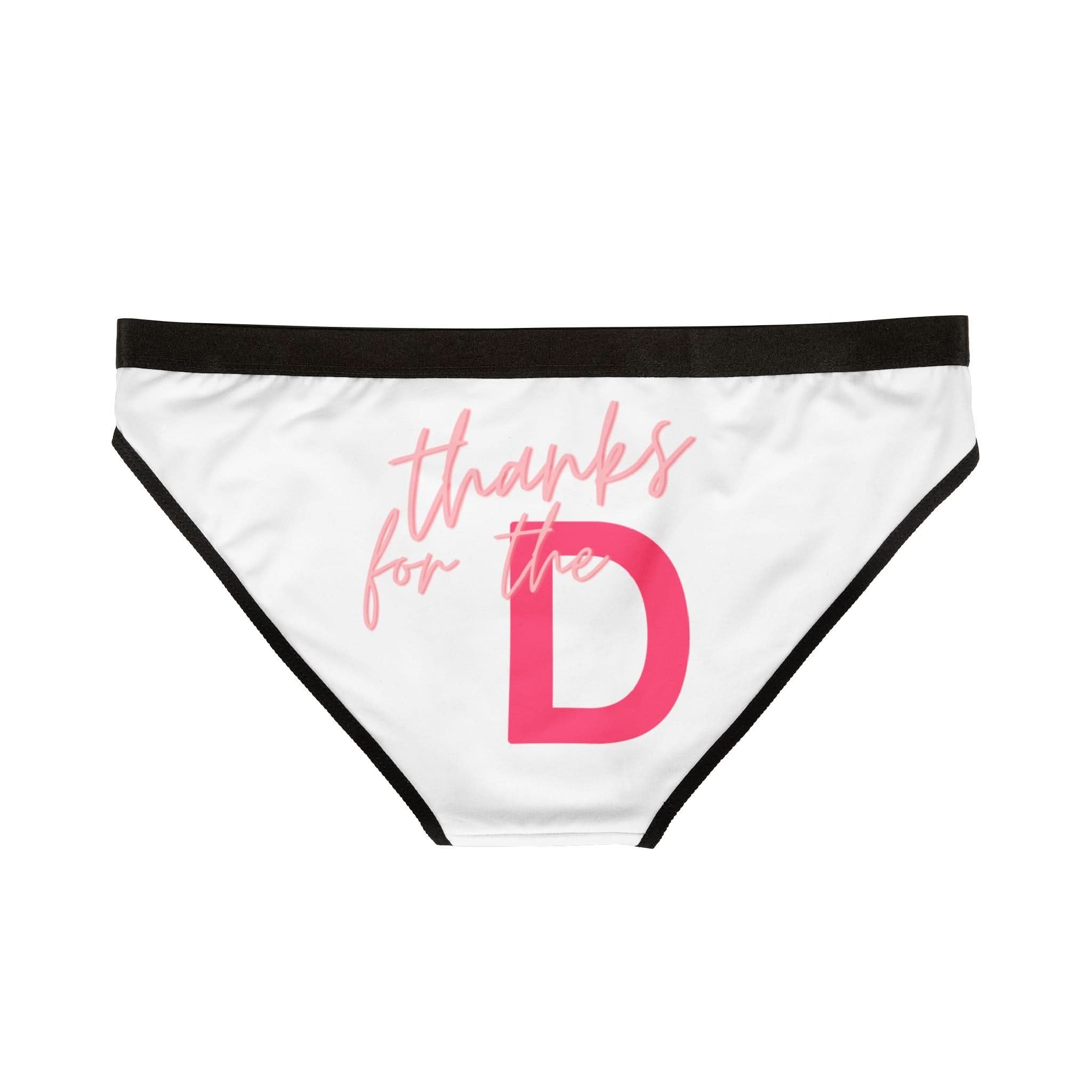Thanks For The Big D | Mix & Match Women’s Fun-Flirty Lovers’ Panties