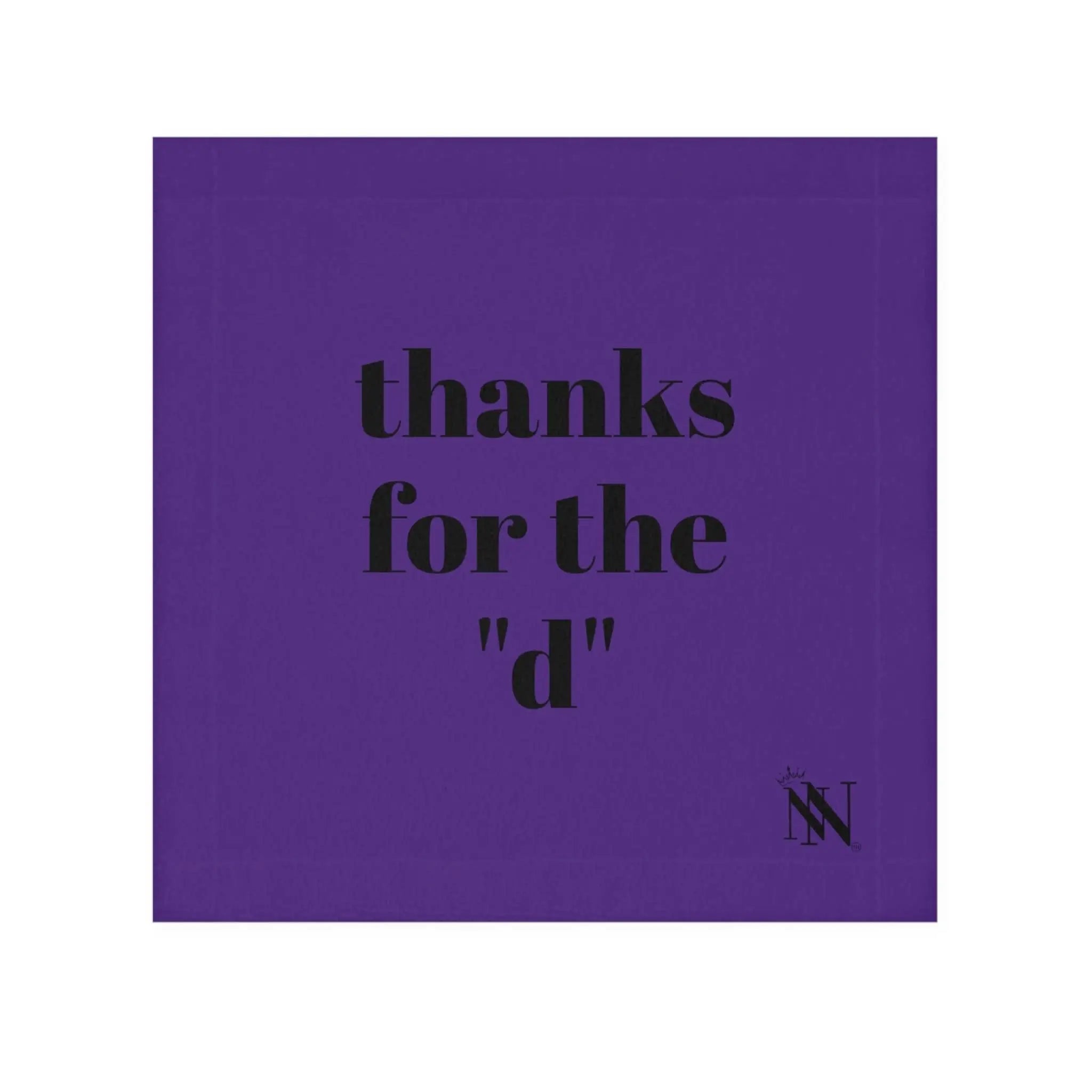 Thanks for the d Purple | Mix & Match Lils’ Fun-Flirty Lovers’ Towels