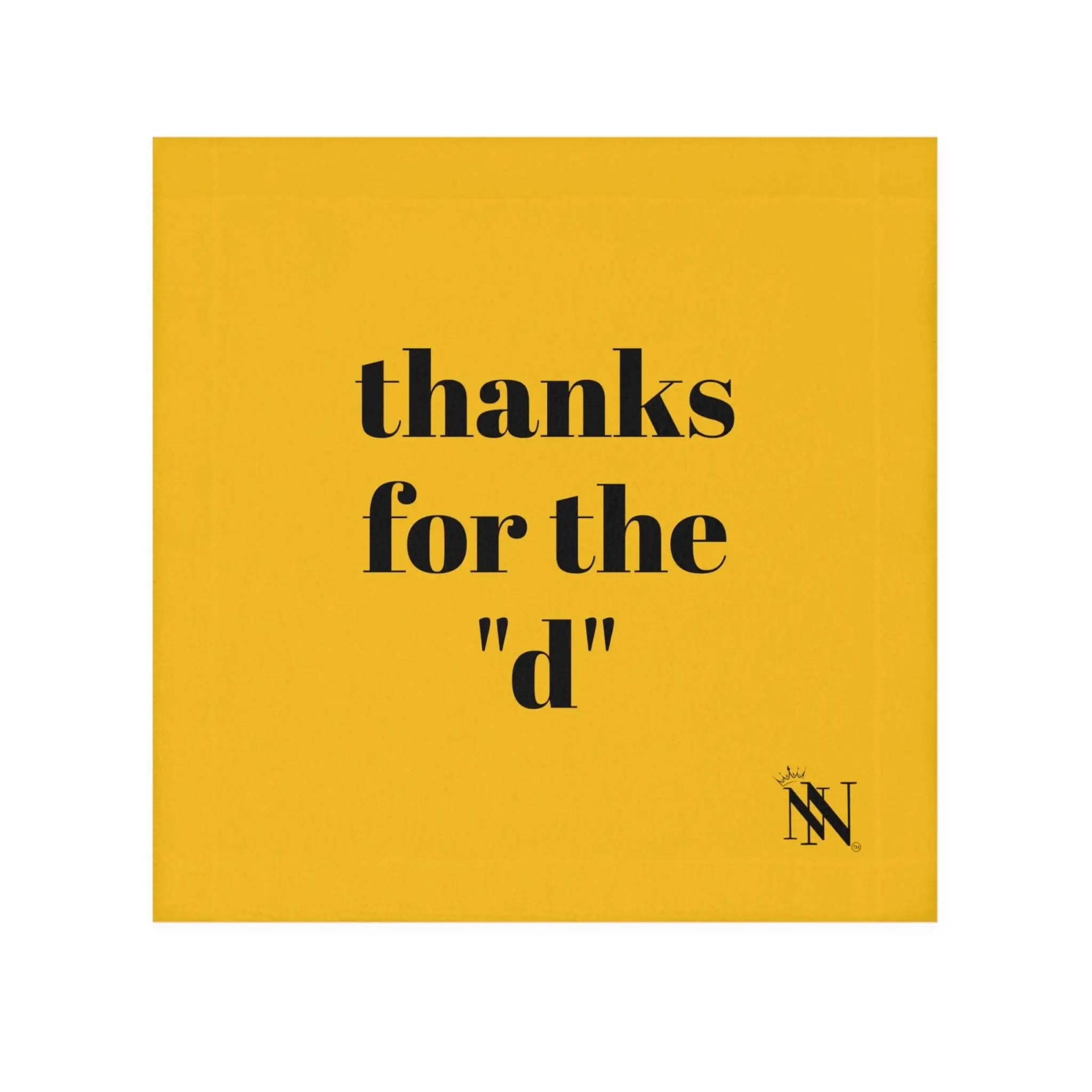 Thanks for the d Yellow | Mix & Match Lils’ Fun-Flirty Lovers’ Towels