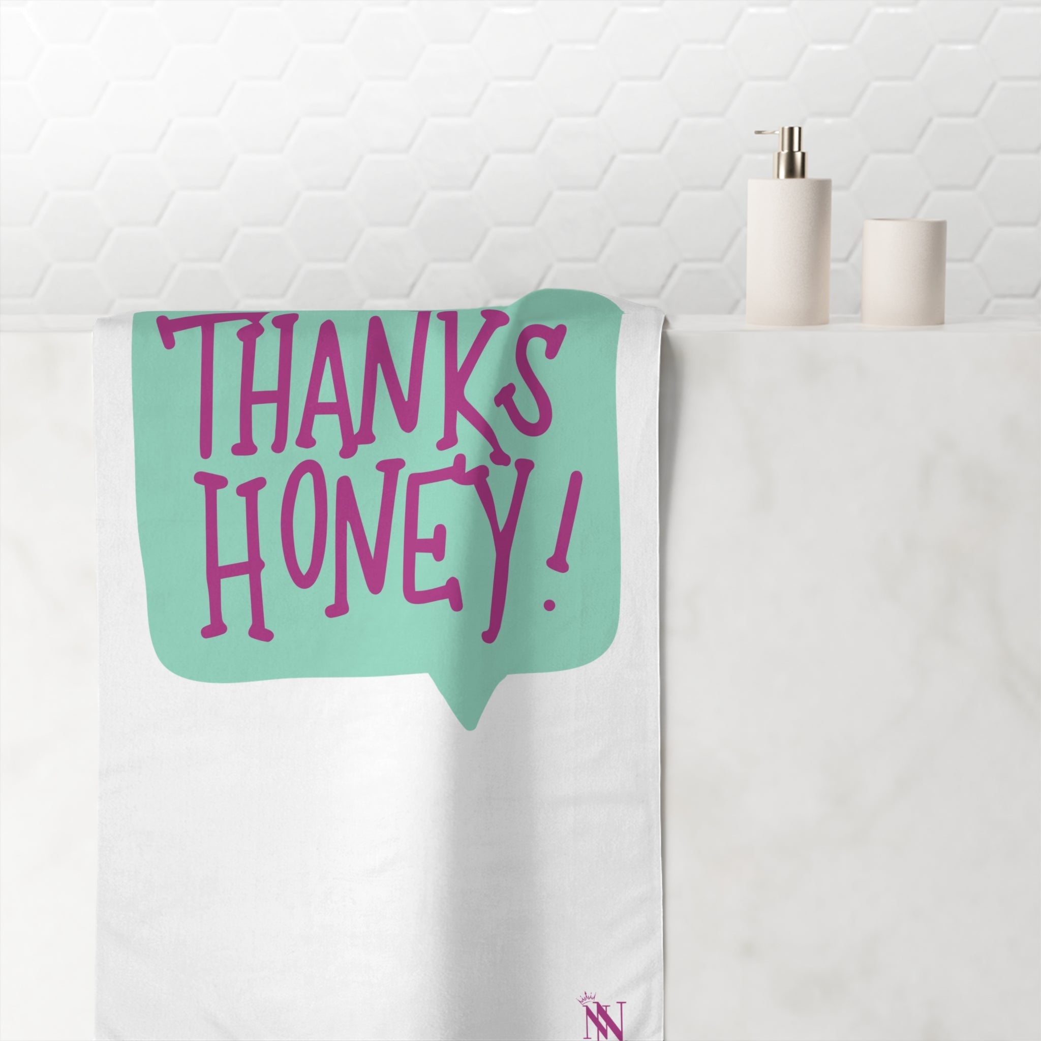 Thanks Honey! | Mix & Match XL Fun-Flirty Lovers’ Towels