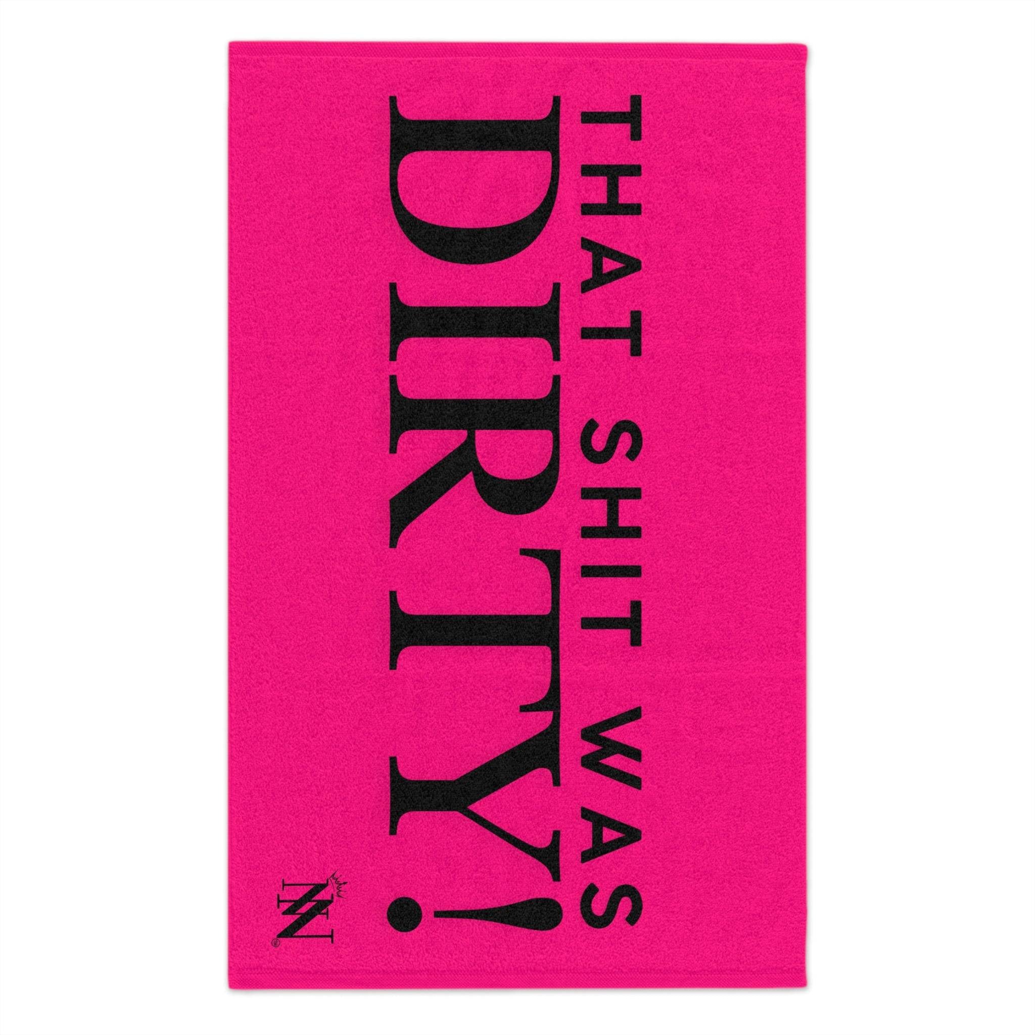 That Shit Was Dirty! Pink Mix & Match Soft Sex Towels | Flirty Lovers’ Gifts