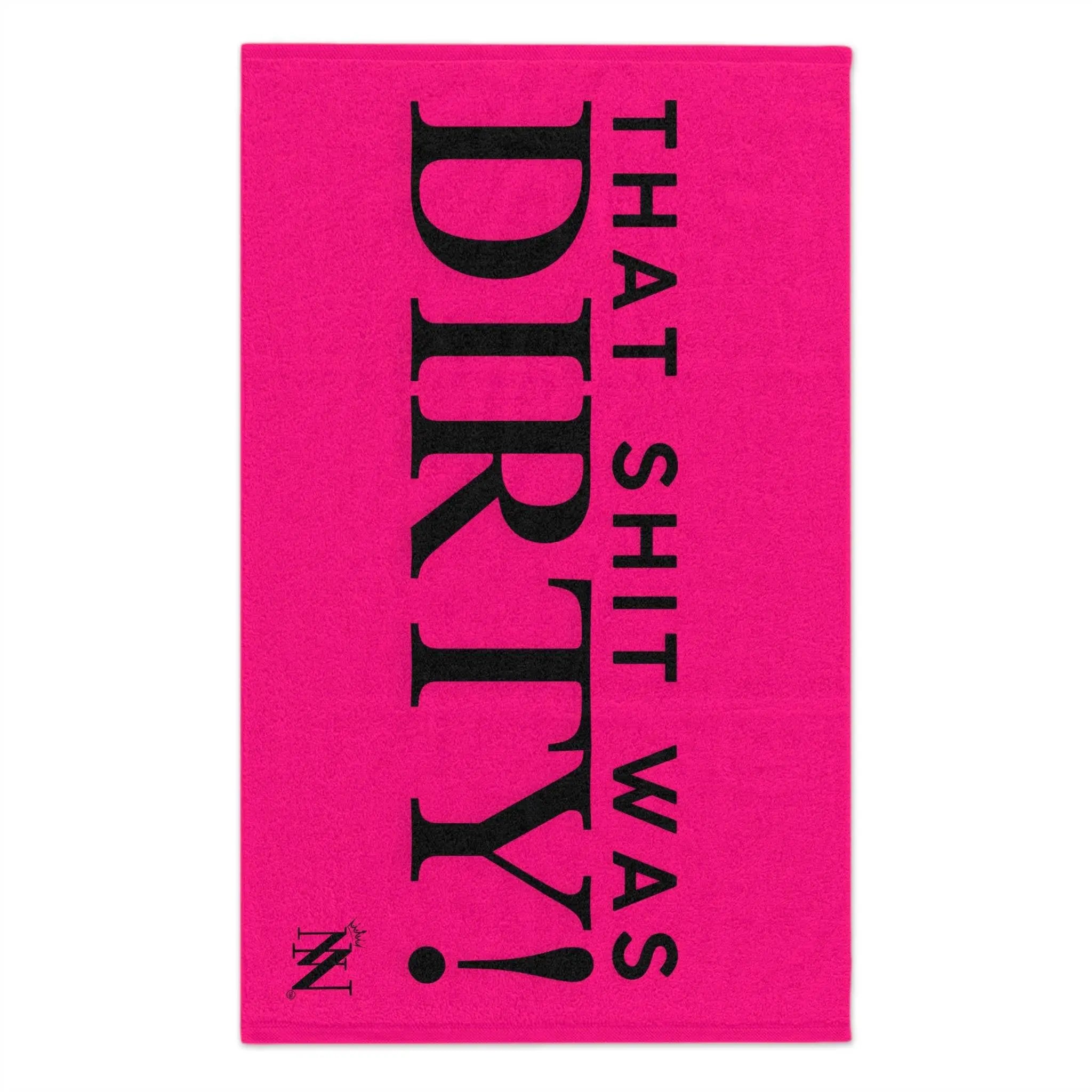That Shit Was Dirty! Pink Mix & Match Soft Sex Towels | Flirty Lovers’ Gifts
