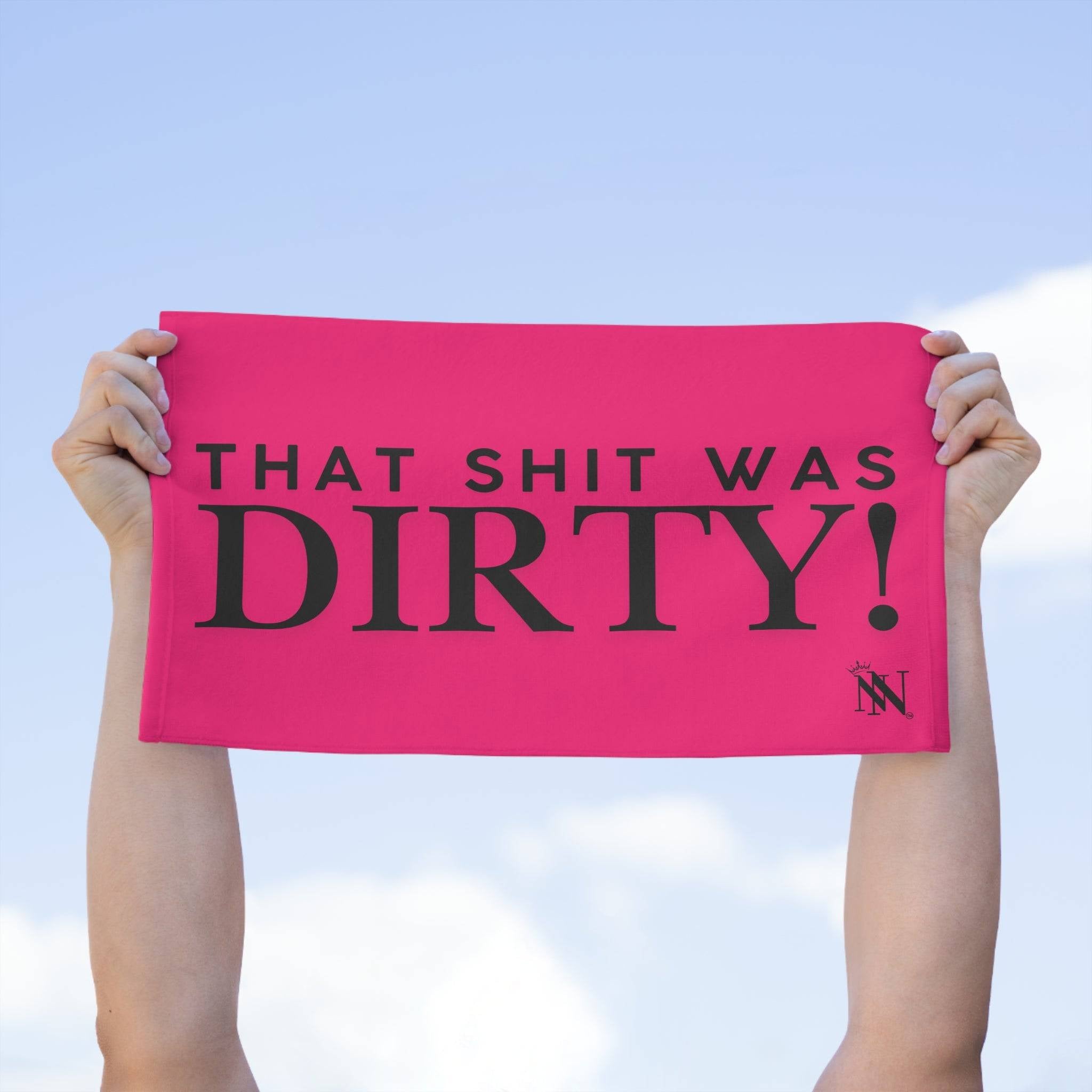 That Shit Was Dirty! Pink Mix & Match Soft Sex Towels | Flirty Lovers’ Gifts