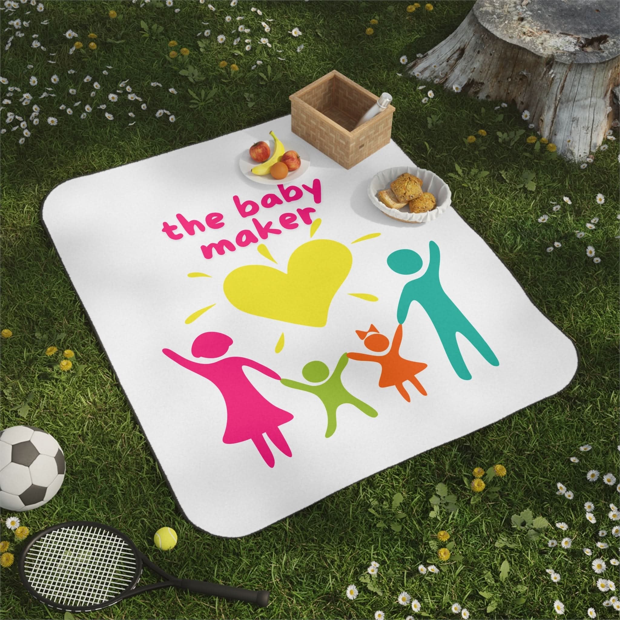 The Baby Maker | Mix Match Fun-Flirty Lovers’ Water-Resistant Blankets