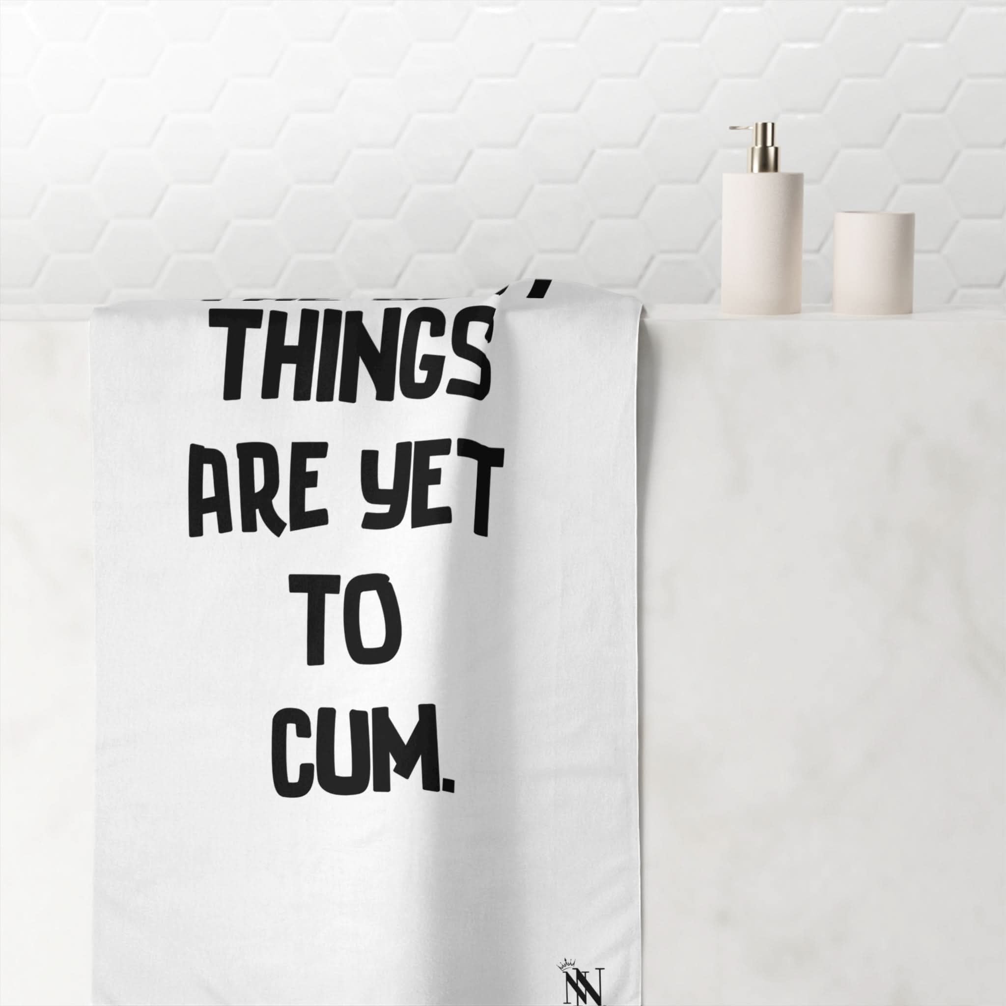 The Best Things Are Yet to Cum | Mix & Match Naughty XL Fun-Flirty Lovers’ Towels