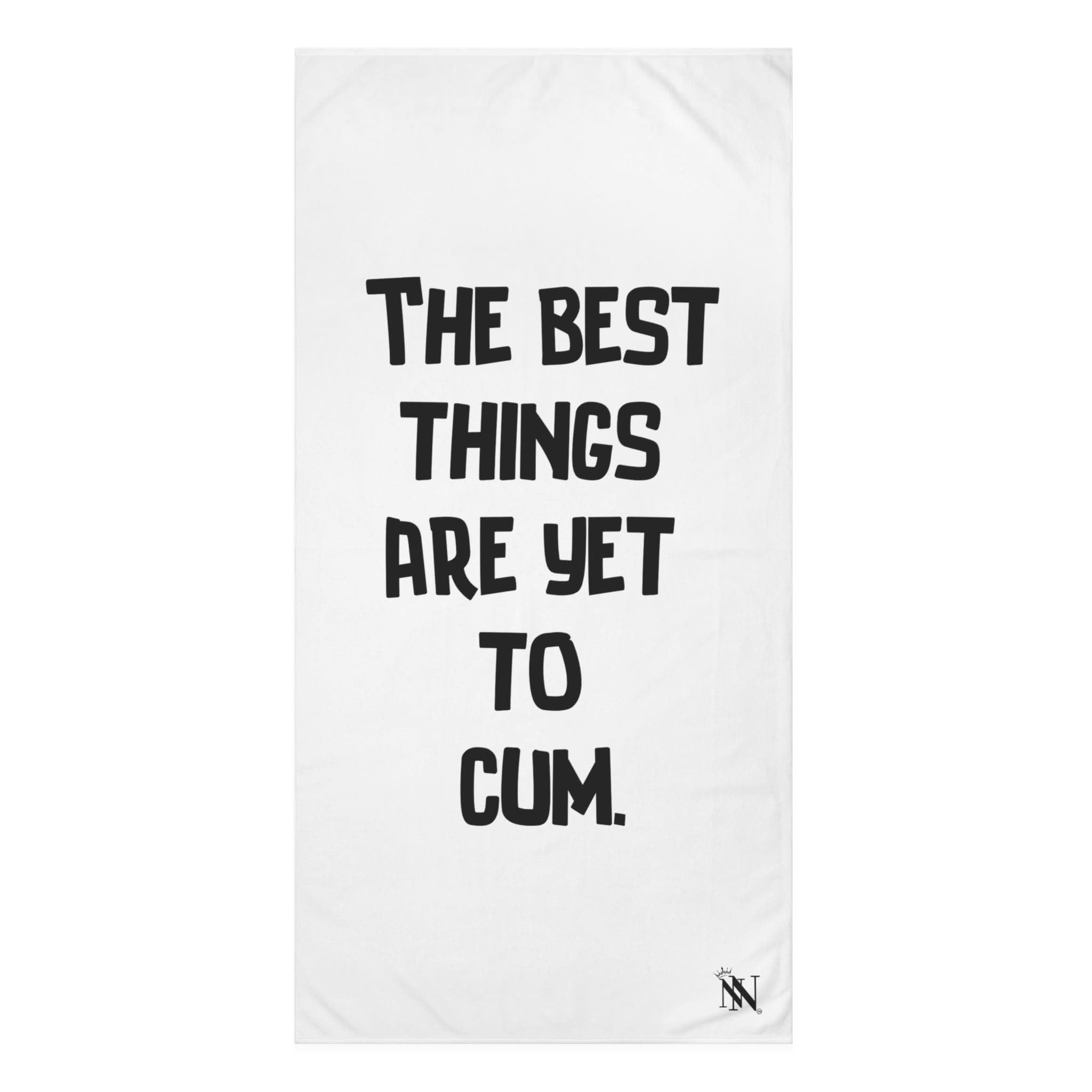 The Best Things Are Yet to Cum | Mix & Match Naughty XL Fun-Flirty Lovers’ Towels