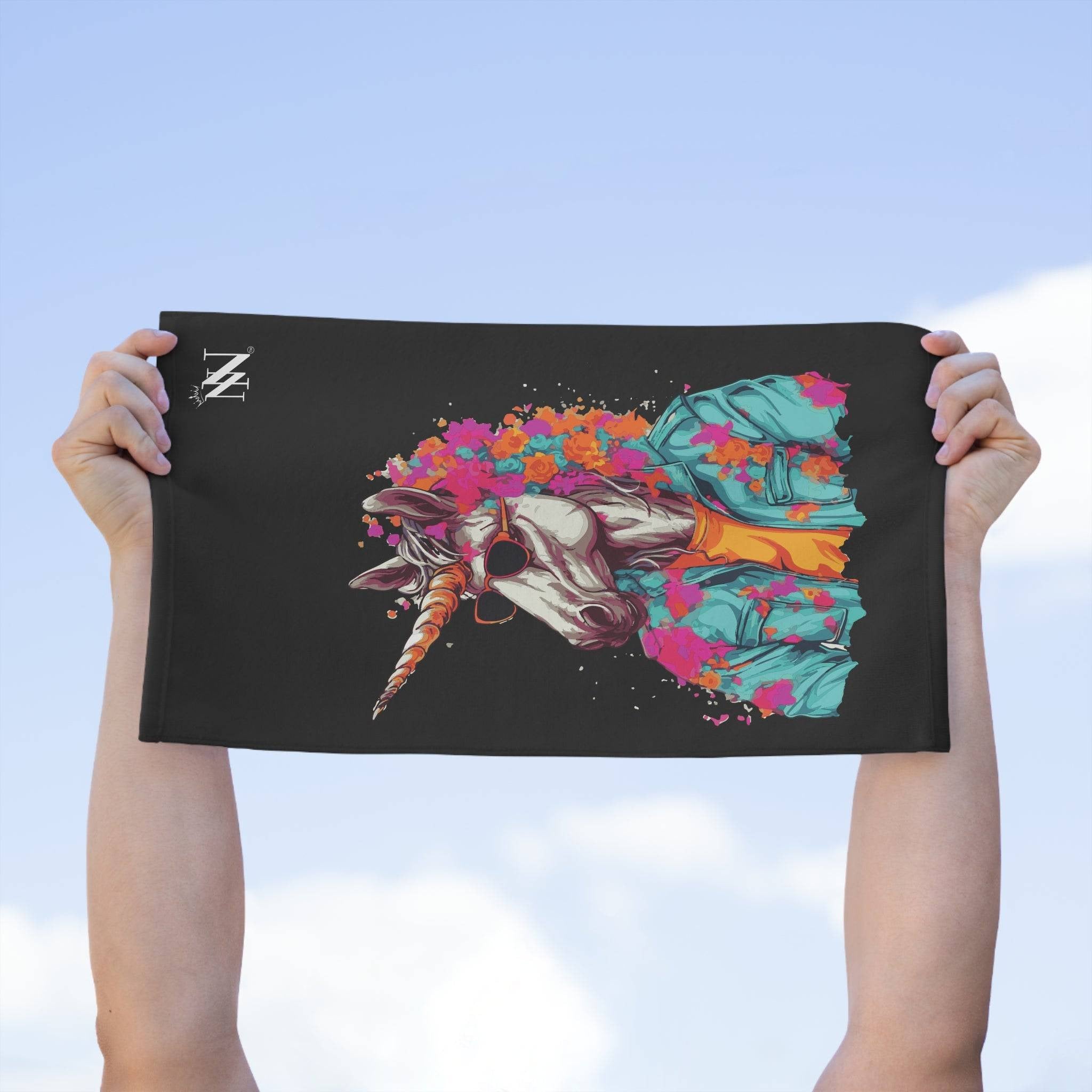 The Unicorn Black Mix & Match Soft Sex Towels | Flirty Lovers’ Gifts