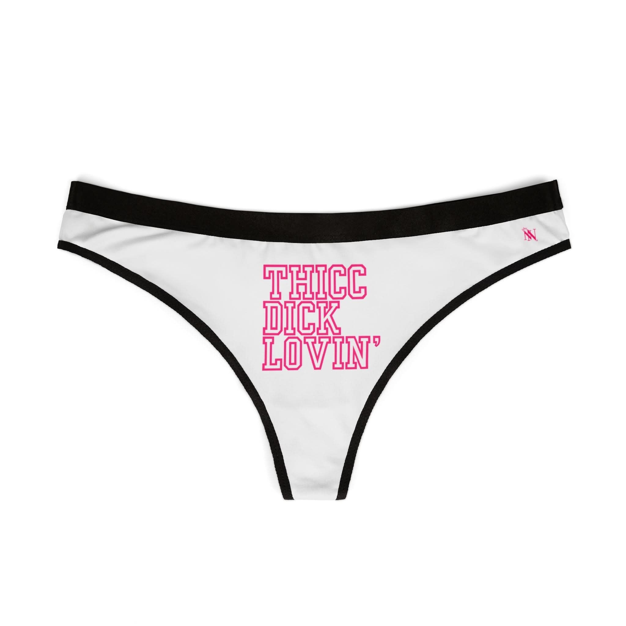 Thicc Dick Lovin’ | Mix & Match Women’s Fun-Flirty Lovers’ Thongs
