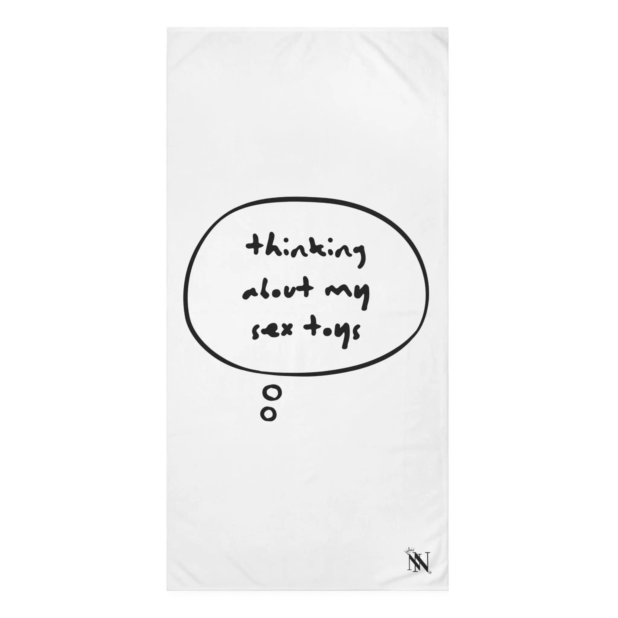 Thinking About My Sex Toys | Mix & Match Naughty XL Fun-Flirty Lovers’ Towels