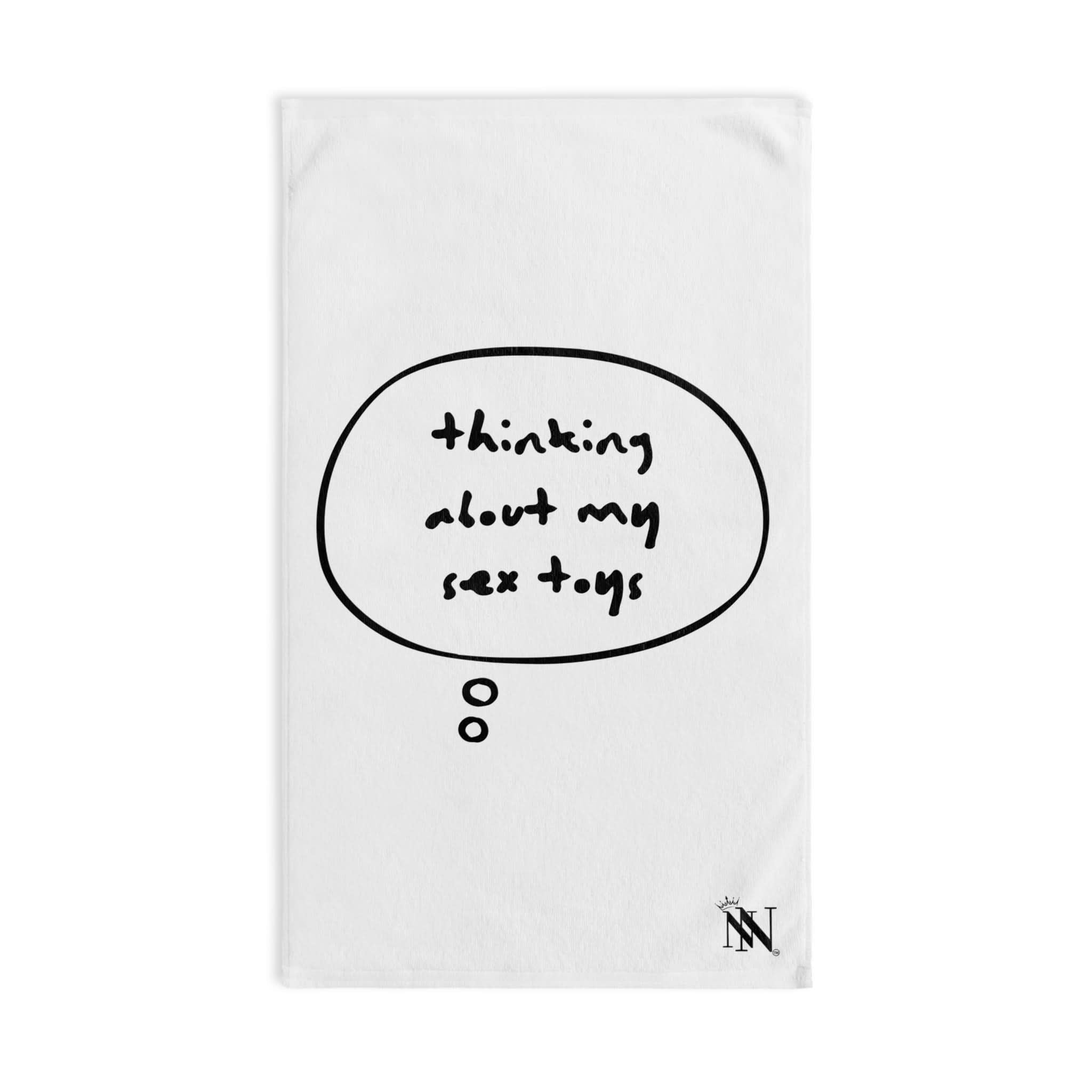 Thinking About My Sex Toys | Mix & Match Original Fun-Flirty Lovers’ Towels