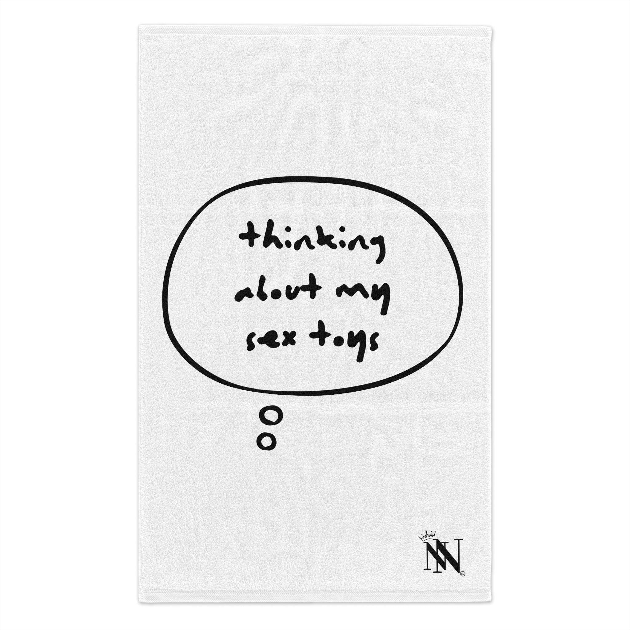 Thinking About My Sex Toys | Mix & Match Soft Fun-Flirty Lovers’ Towels