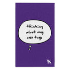 Thinking About My Sex Toys Purple Mix & Match Soft Sex Towels | Flirty Lovers’ Gifts