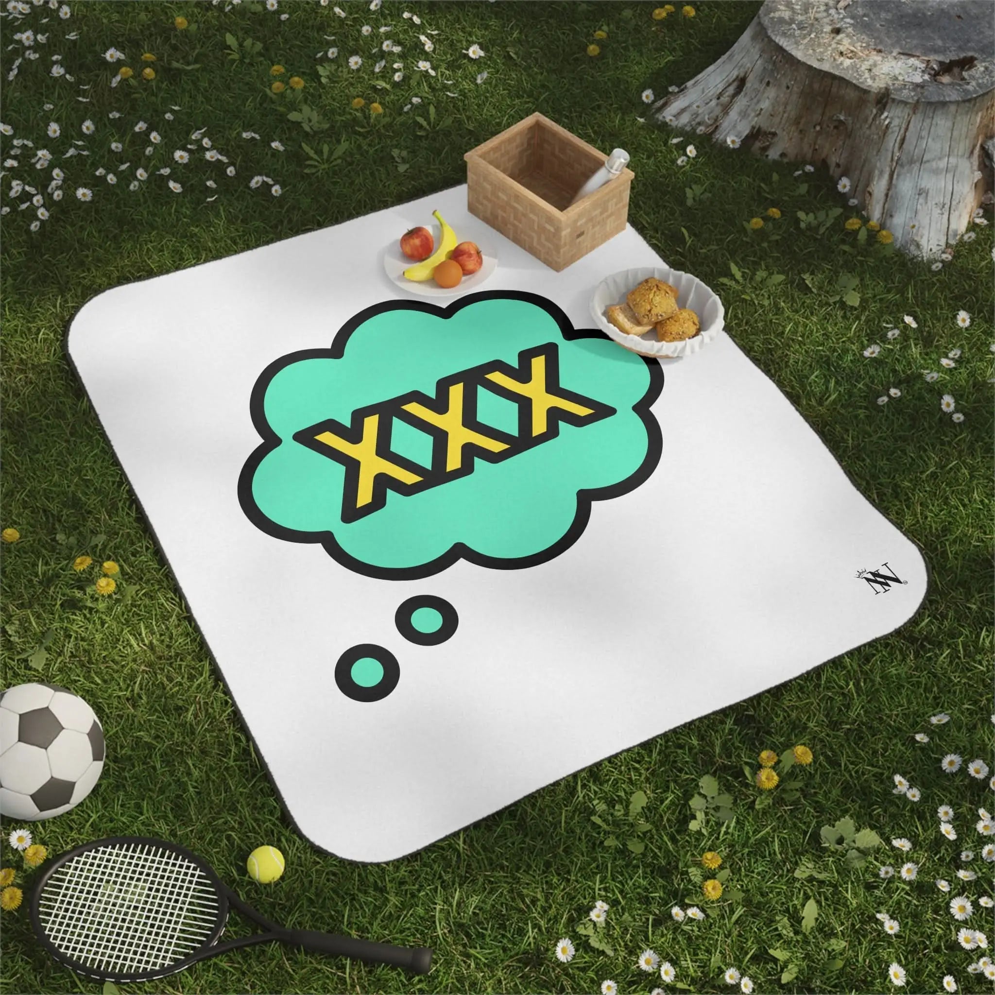 Thinking Dirty! | Mix Match Fun-Flirty Lovers’ Water-Resistant Blankets