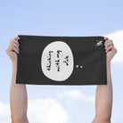 Thinking With My Dick Black Mix & Match Soft Sex Towels | Flirty Lovers’ Gifts