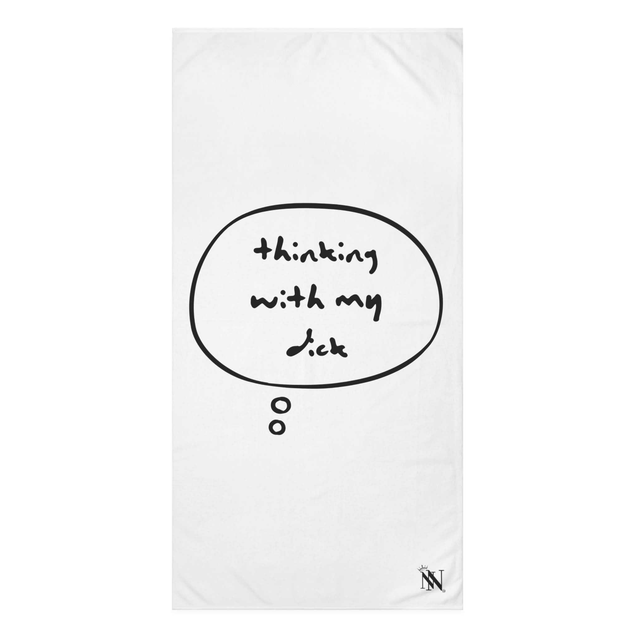Thinking With My Dick | Mix & Match Naughty XL Fun-Flirty Lovers’ Towels