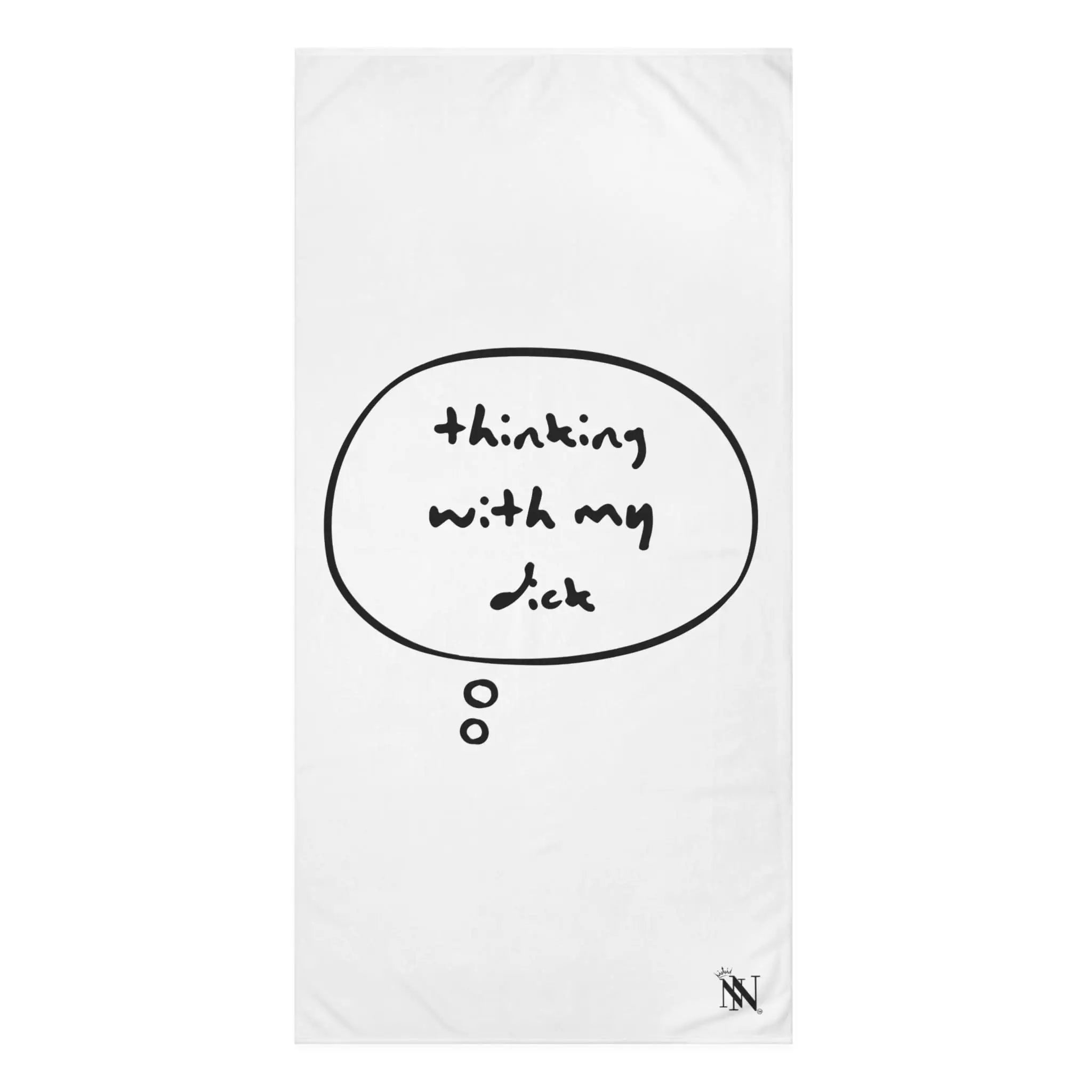 Thinking With My Dick | Mix & Match Naughty XL Fun-Flirty Lovers’ Towels