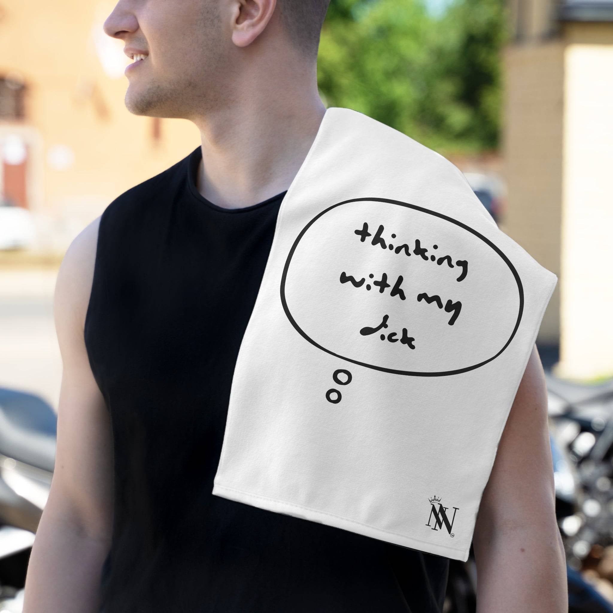 Thinking With My Dick | Mix & Match Soft Fun-Flirty Lovers’ Towels