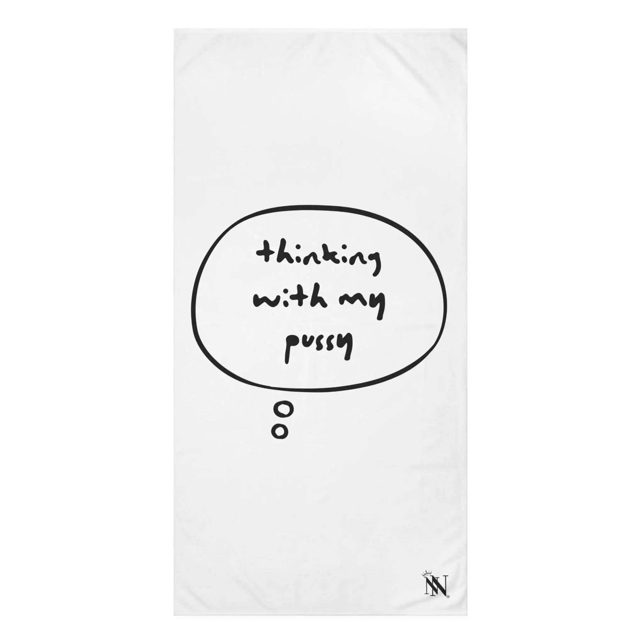 Thinking With My Pussy | Mix & Match Naughty XL Fun-Flirty Lovers’ Towels