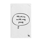 Thinking With My Pussy | Mix & Match Original Fun-Flirty Lovers’ Towels