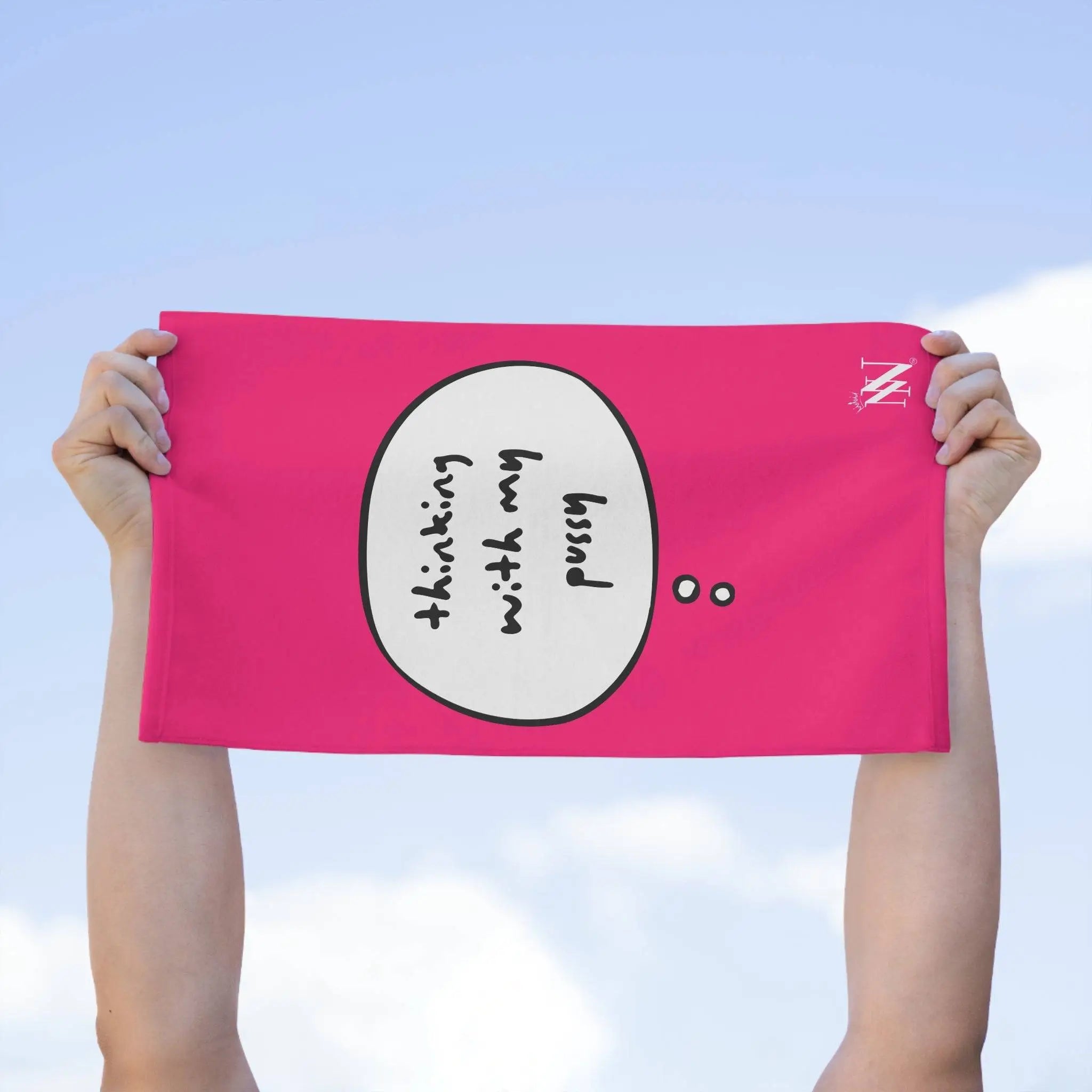 Thinking With My Pussy Pink Mix & Match Soft Sex Towels | Flirty Lovers’ Gifts