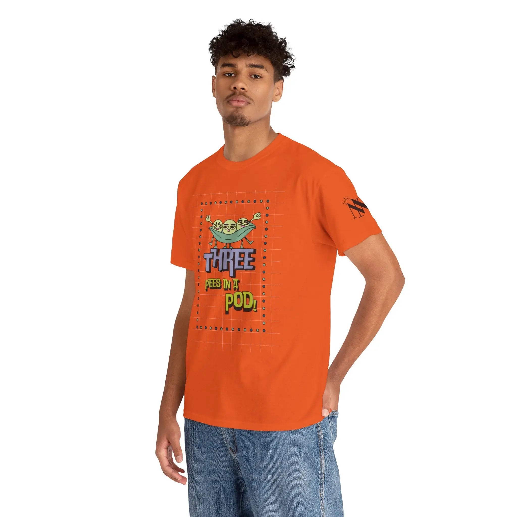 Three Pees in a Pod | Mix & Match 100% Cotton Unisex Fun-Flirty Lovers’ Tees
