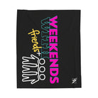 Threesome Weekend Black | Mix & Match Soft Fun-Flirty Lovers’ Blankets