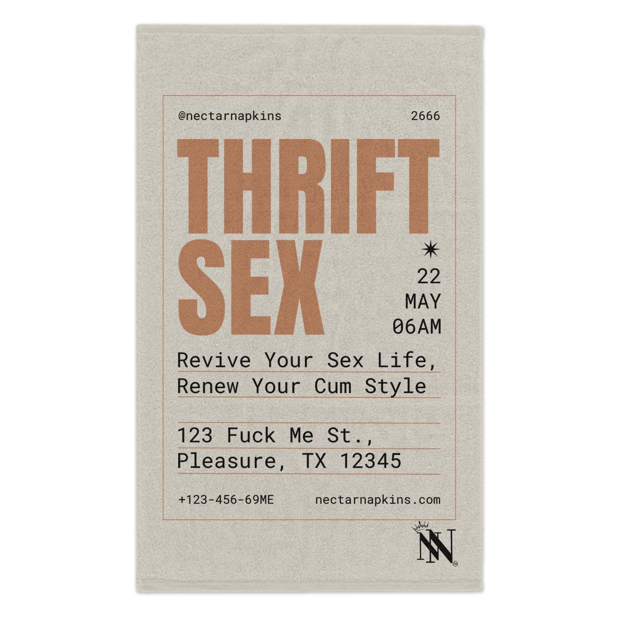 Thrift Sex | Mix & Match Soft Fun-Flirty Lovers’ Towels