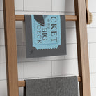 Ticket to My Big Deck | Mix & Match Soft Fun-Flirty Lovers’ Towels