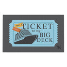 Ticket to My Big Deck | Mix & Match Soft Fun-Flirty Lovers’ Towels