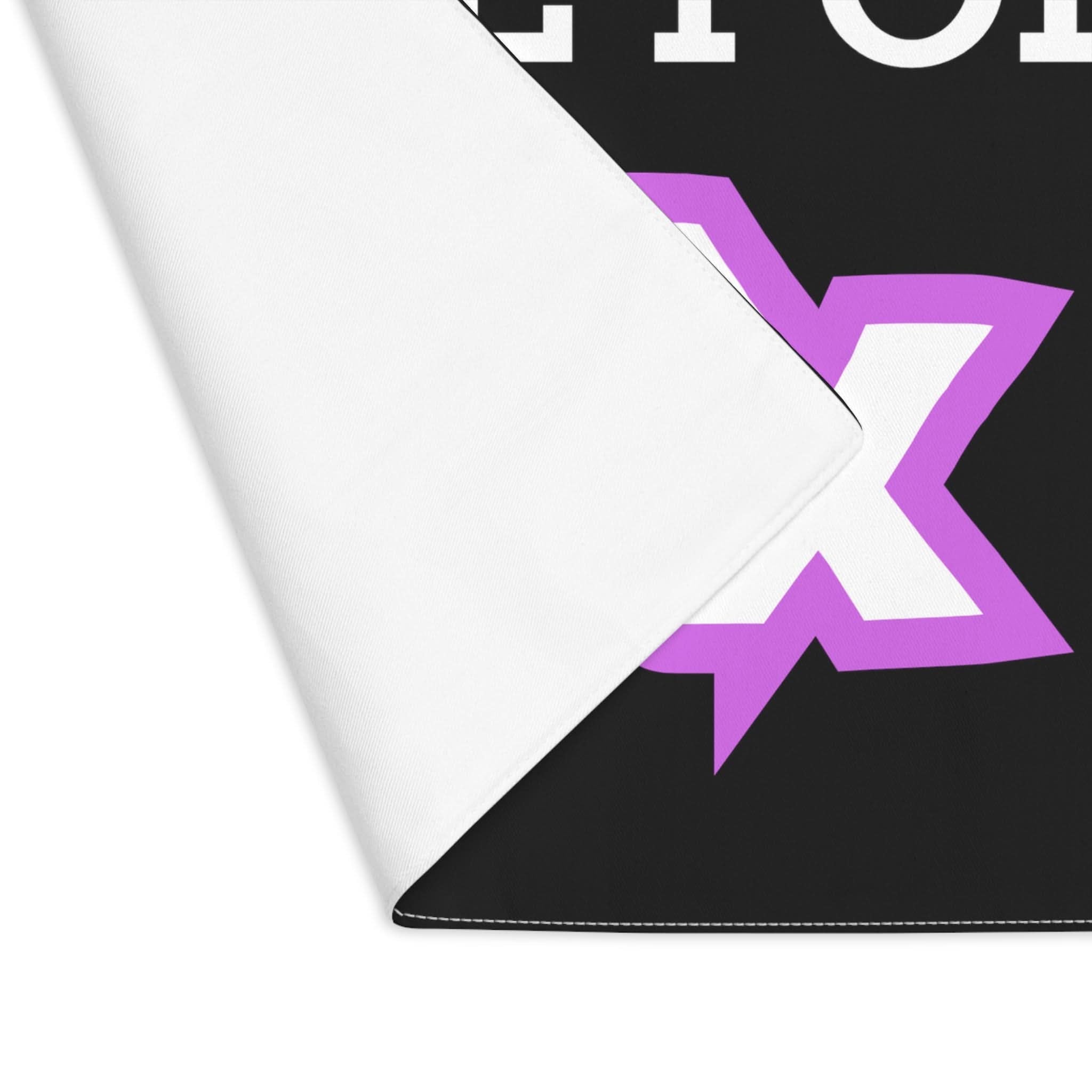 Time for Sex Black | Mix & Match Playful Fun-Flirty Lovers’ Toy Mats