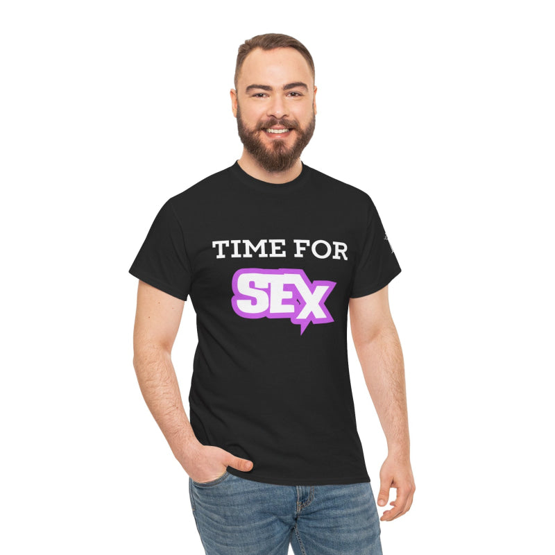 Time for Sex! | Mix & Match 100% Cotton Unisex Fun-Flirty Lovers’ Tees