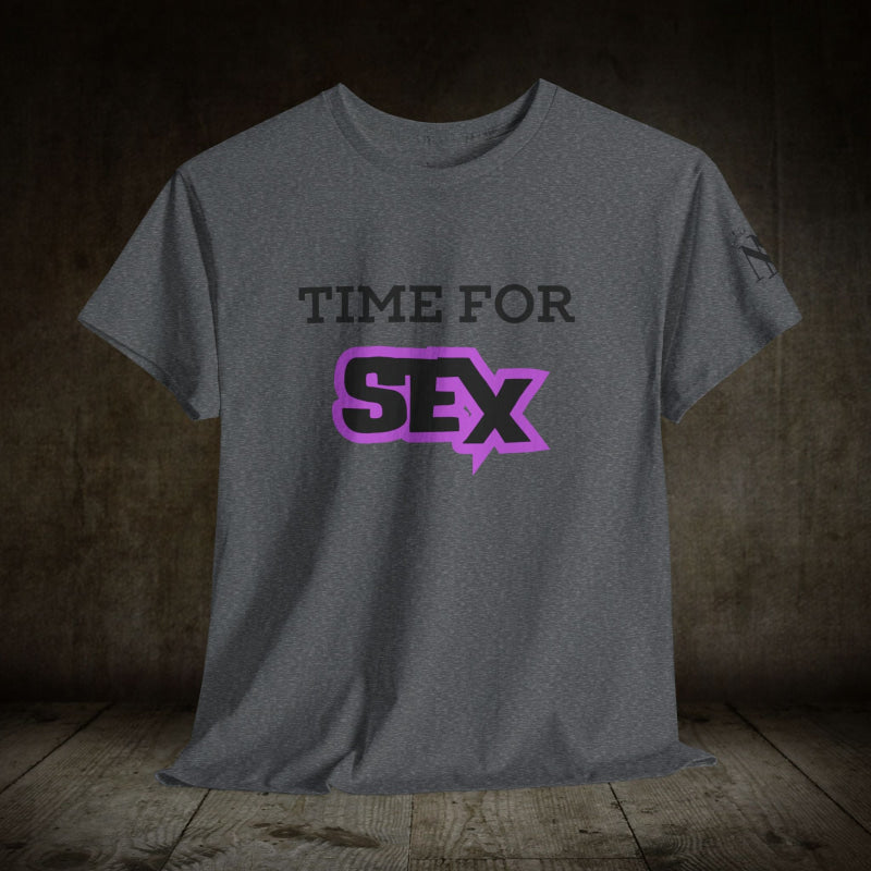 Time for Sex! | Mix & Match 100% Cotton Unisex Fun-Flirty Lovers’ Tees