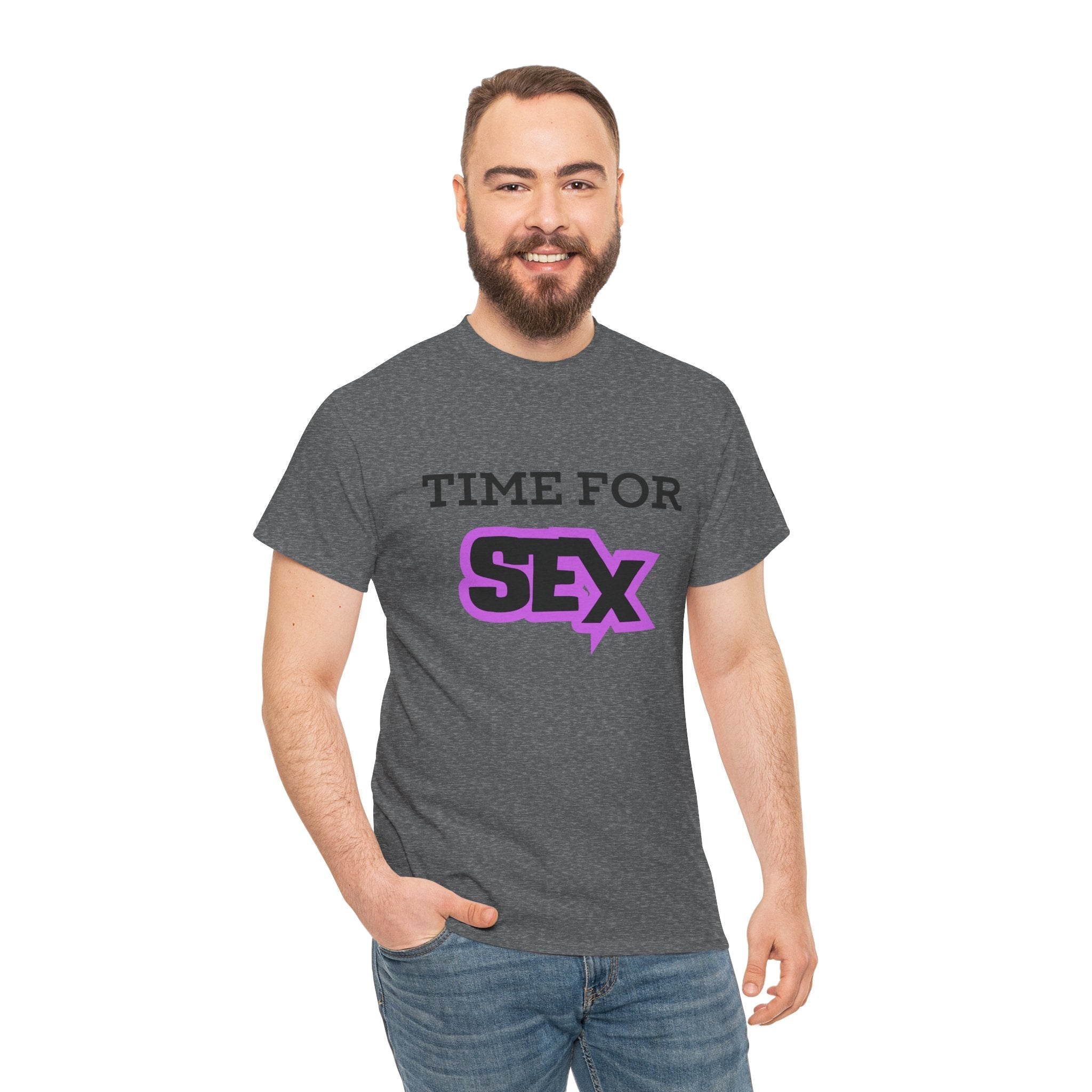 Time for Sex! | Mix & Match 100% Cotton Unisex Fun-Flirty Lovers’ Tees