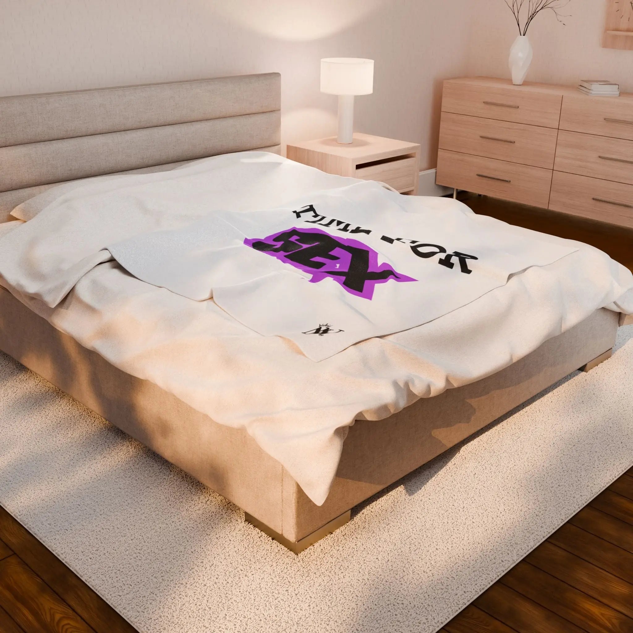 Time for Sex | Mix & Match Velveteen Fun-Flirty Lovers’ Blankets