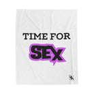 Time for Sex | Mix & Match Velveteen Fun-Flirty Lovers’ Blankets