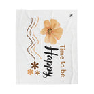 Time To Be Happy | Mix & Match Soft Fun-Flirty Lovers’ Blankets
