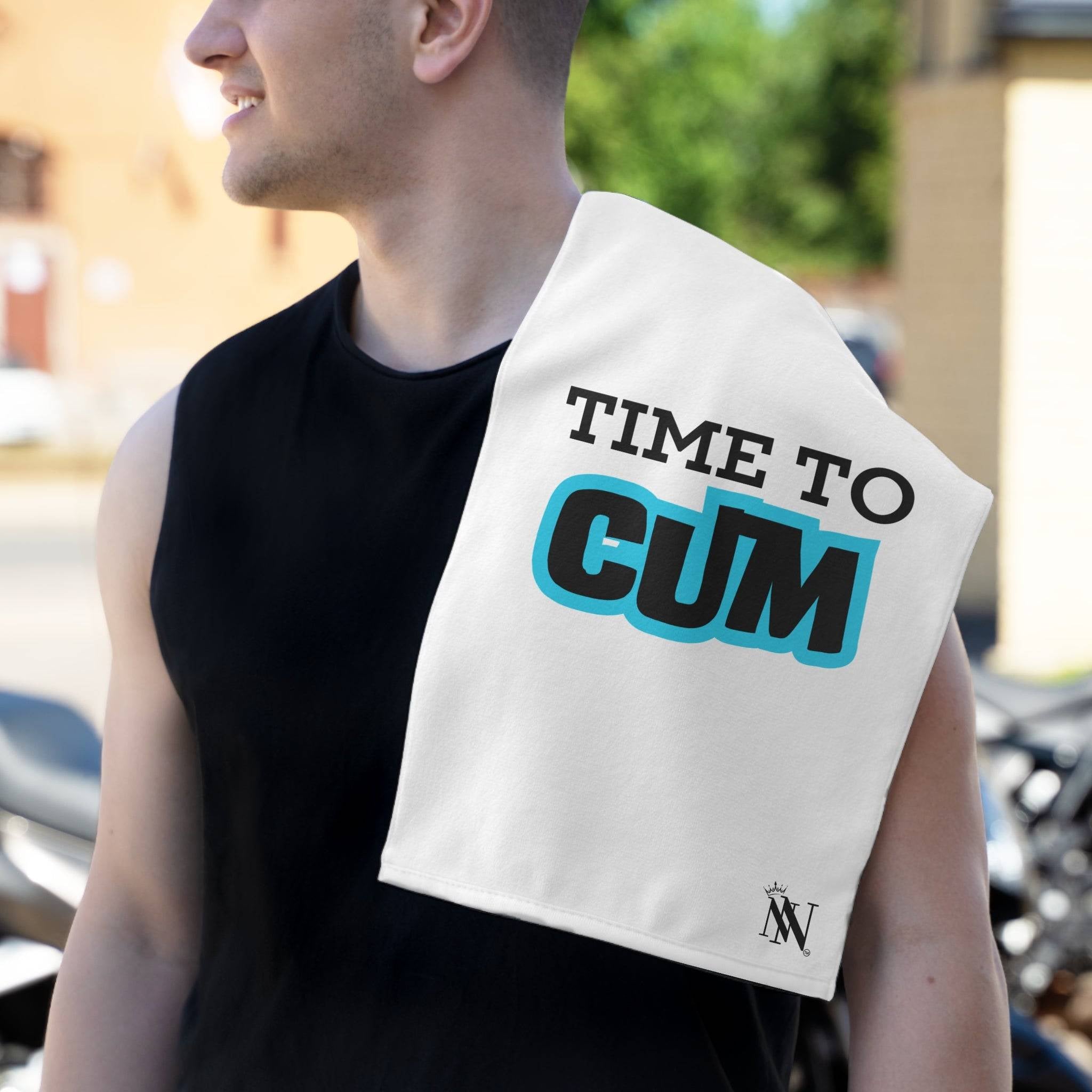 Time to Cum | Mix & Match Soft Fun-Flirty Lovers’ Towels