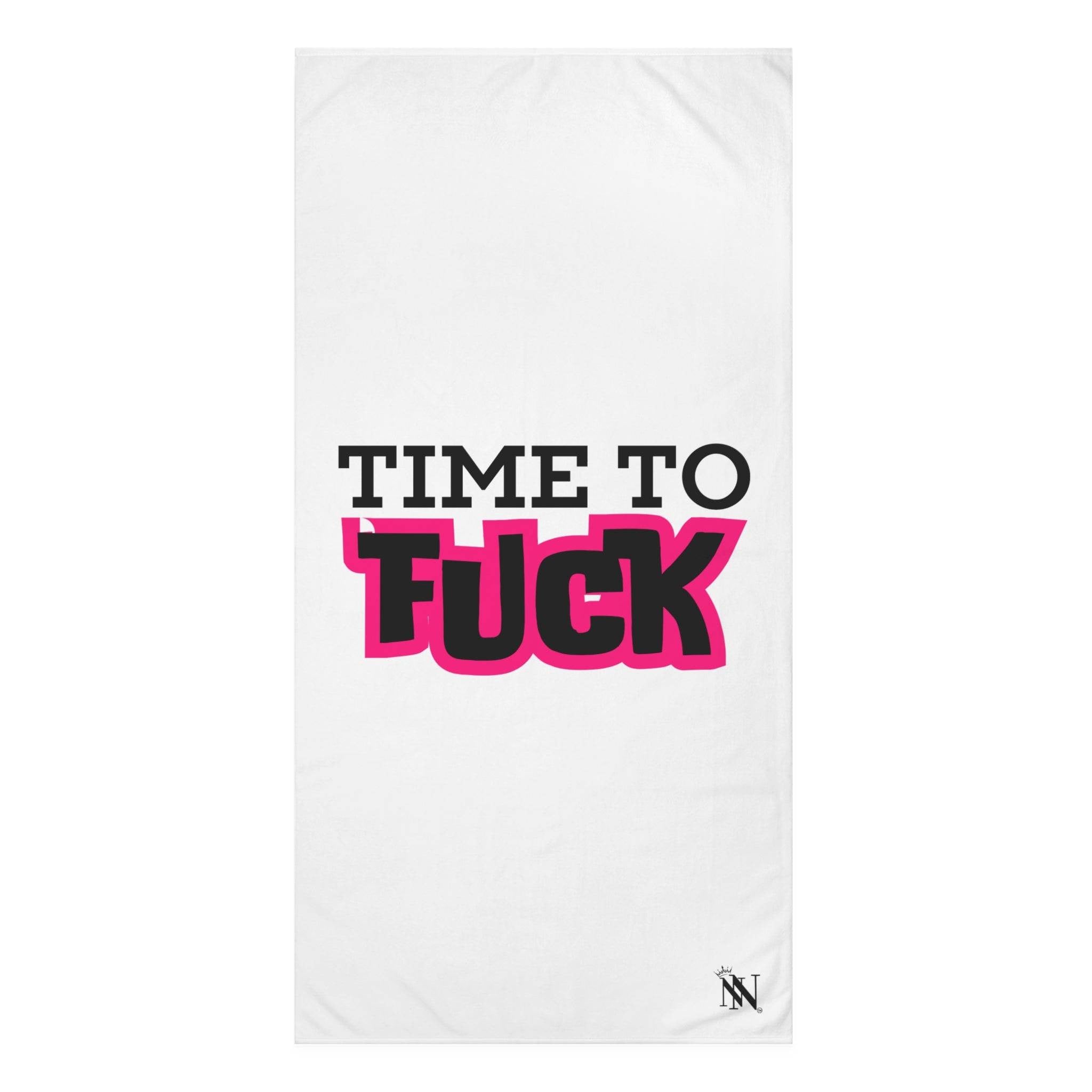 Time to Fuck | Mix & Match Naughty XL Fun-Flirty Lovers’ Towels