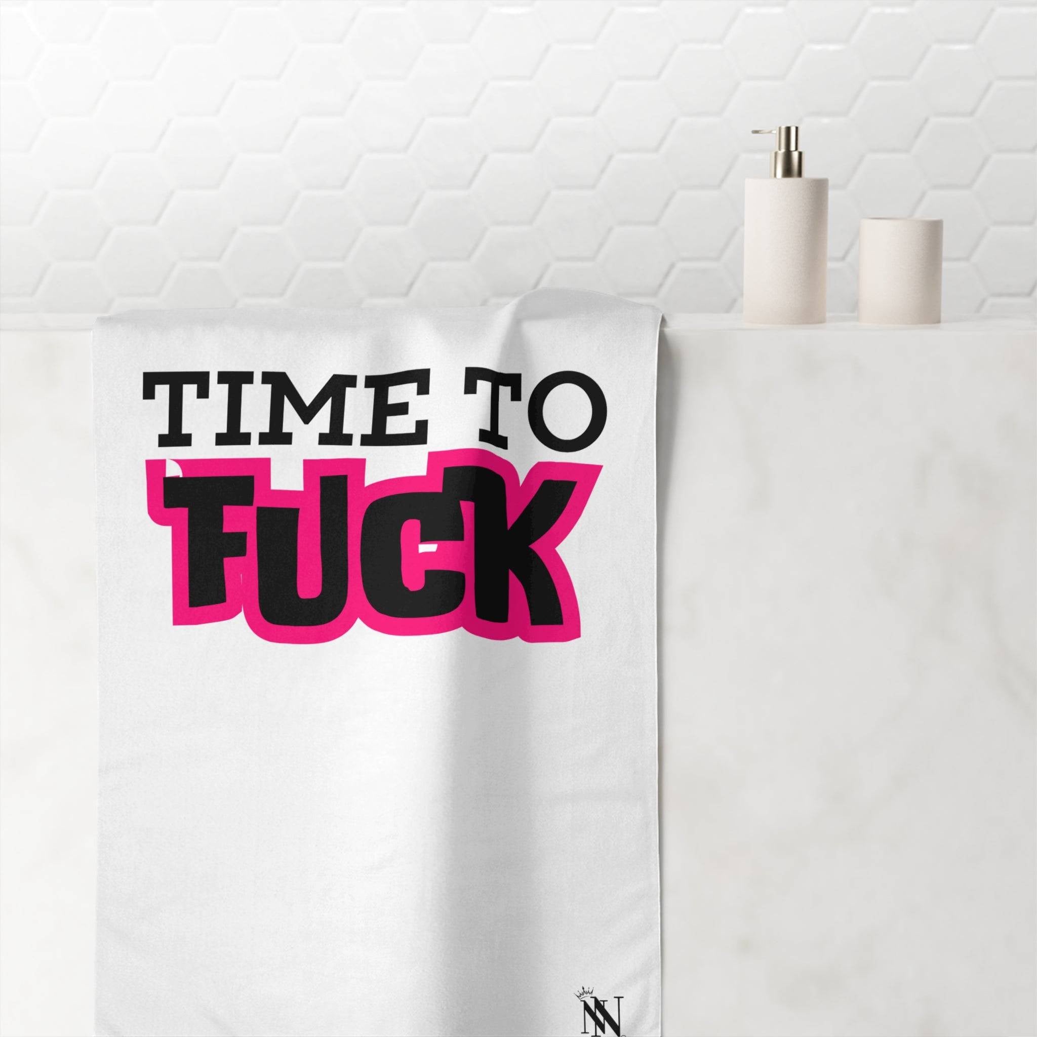 Time to Fuck | Mix & Match Naughty XL Fun-Flirty Lovers’ Towels