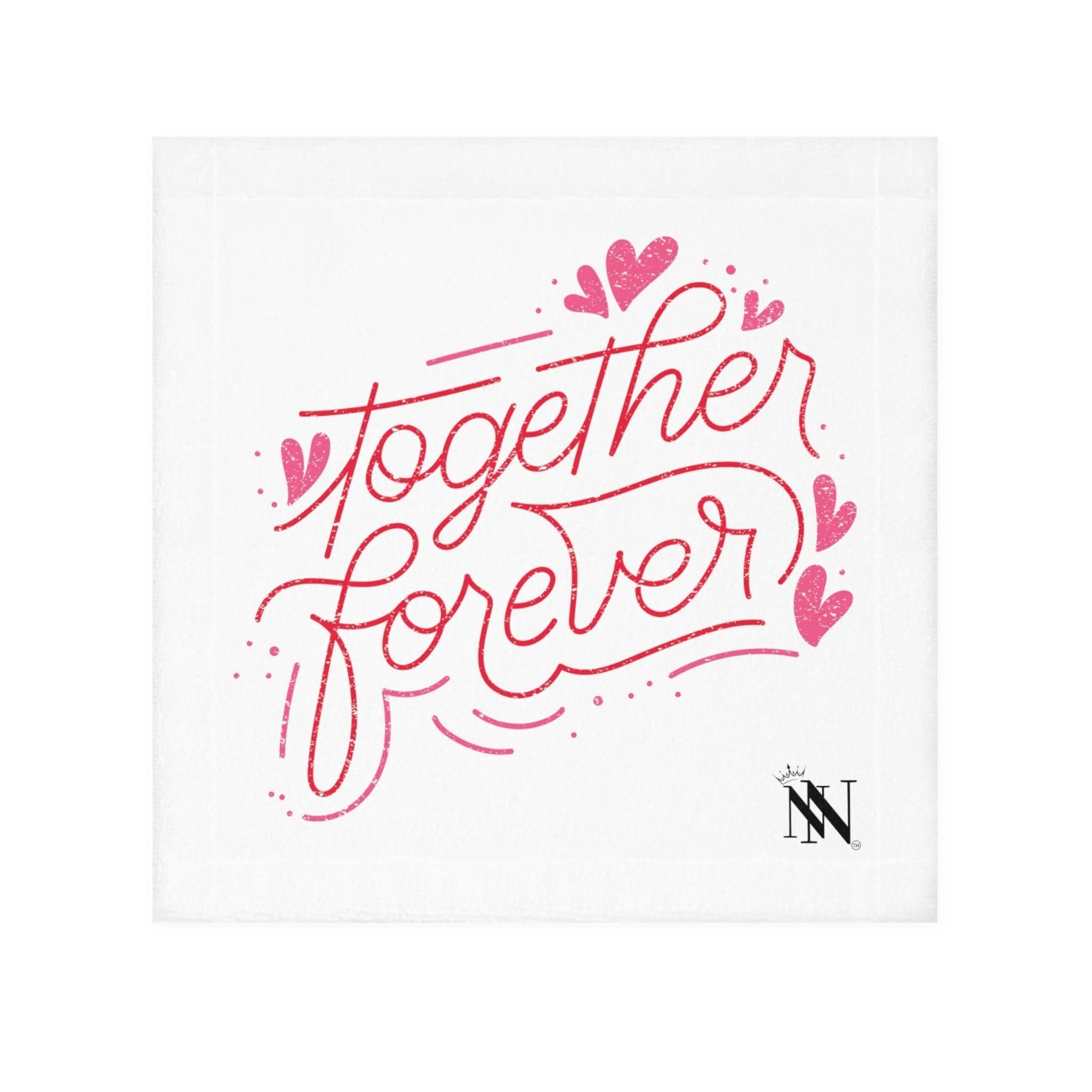 Together Forever White | Mix & Match Lils’ Fun-Flirty Lovers’ Towels