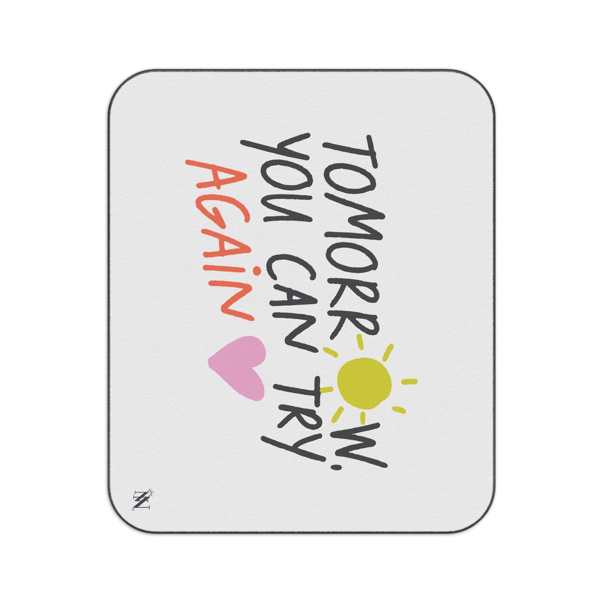 Tomorrow You Can Try Again | Mix Match Fun-Flirty Lovers’ Water-Resistant Blankets