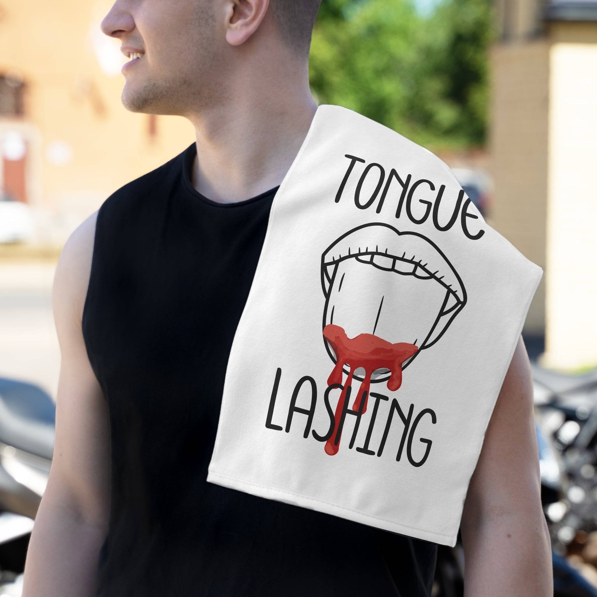 Tongue Lashing | Mix & Match Soft Fun-Flirty Lovers’ Towels