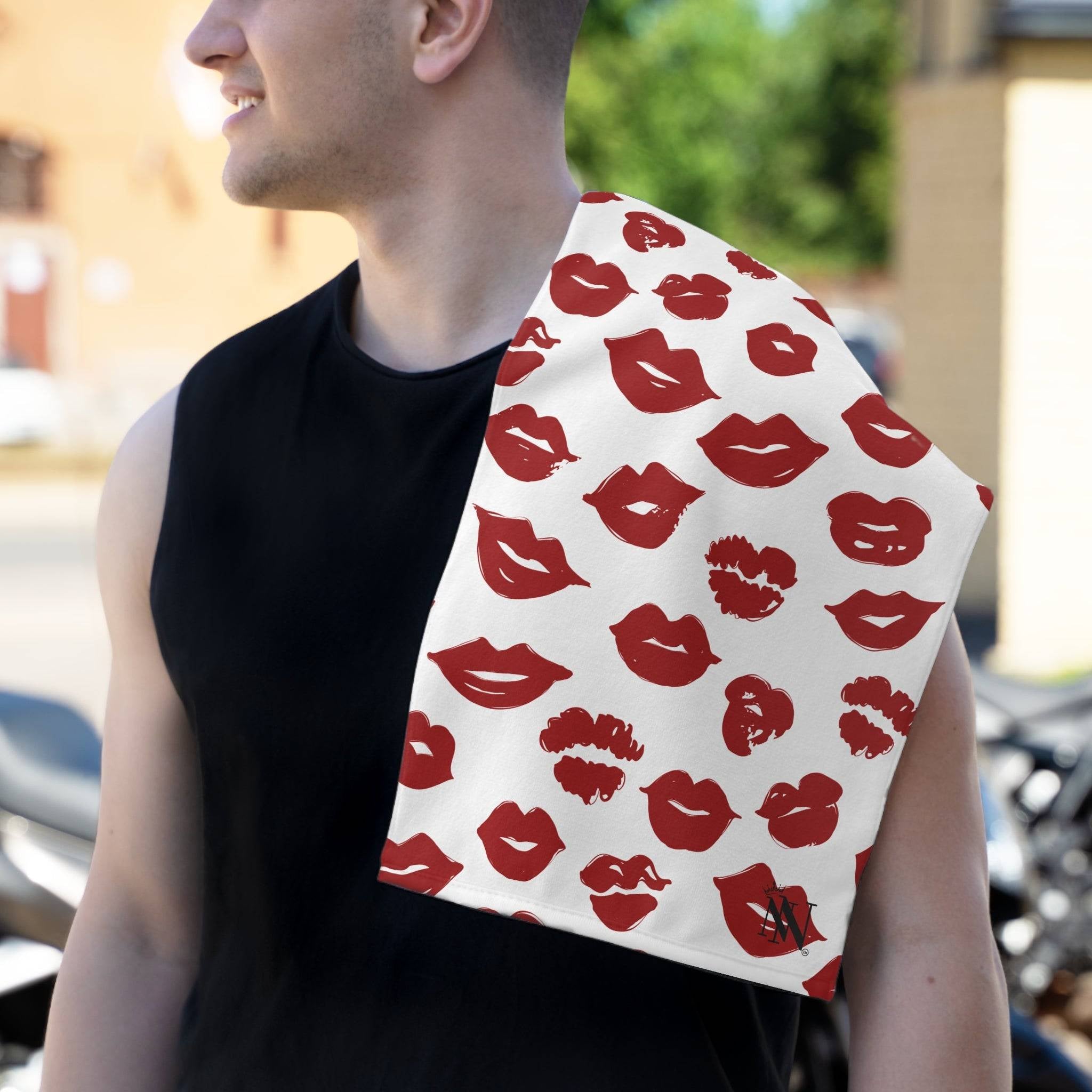 Tons of Kisses | Mix & Match Soft Fun-Flirty Lovers’ Towels