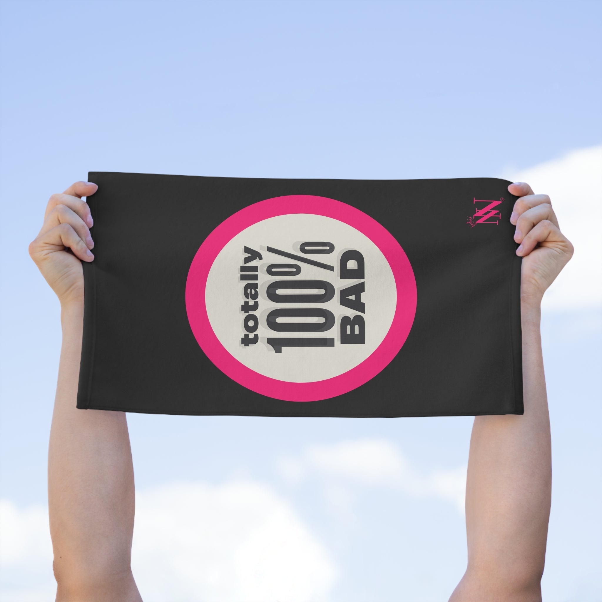 Totally 100% Bad Black | Mix & Match Soft Fun-Flirty Lovers’ Towels