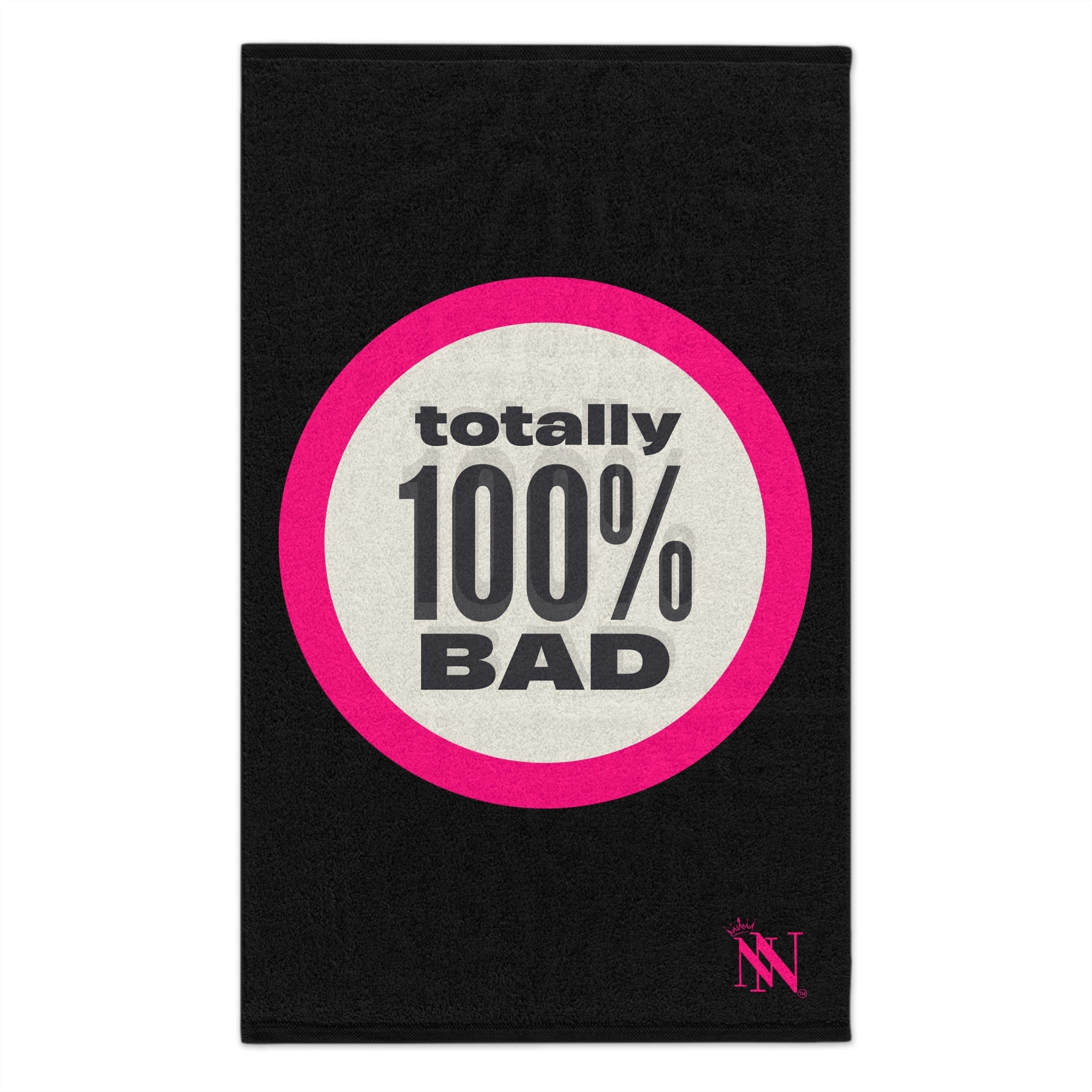 Totally 100% Bad Black | Mix & Match Soft Fun-Flirty Lovers’ Towels