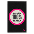 Totally 100% Bad Black | Mix & Match Soft Fun-Flirty Lovers’ Towels