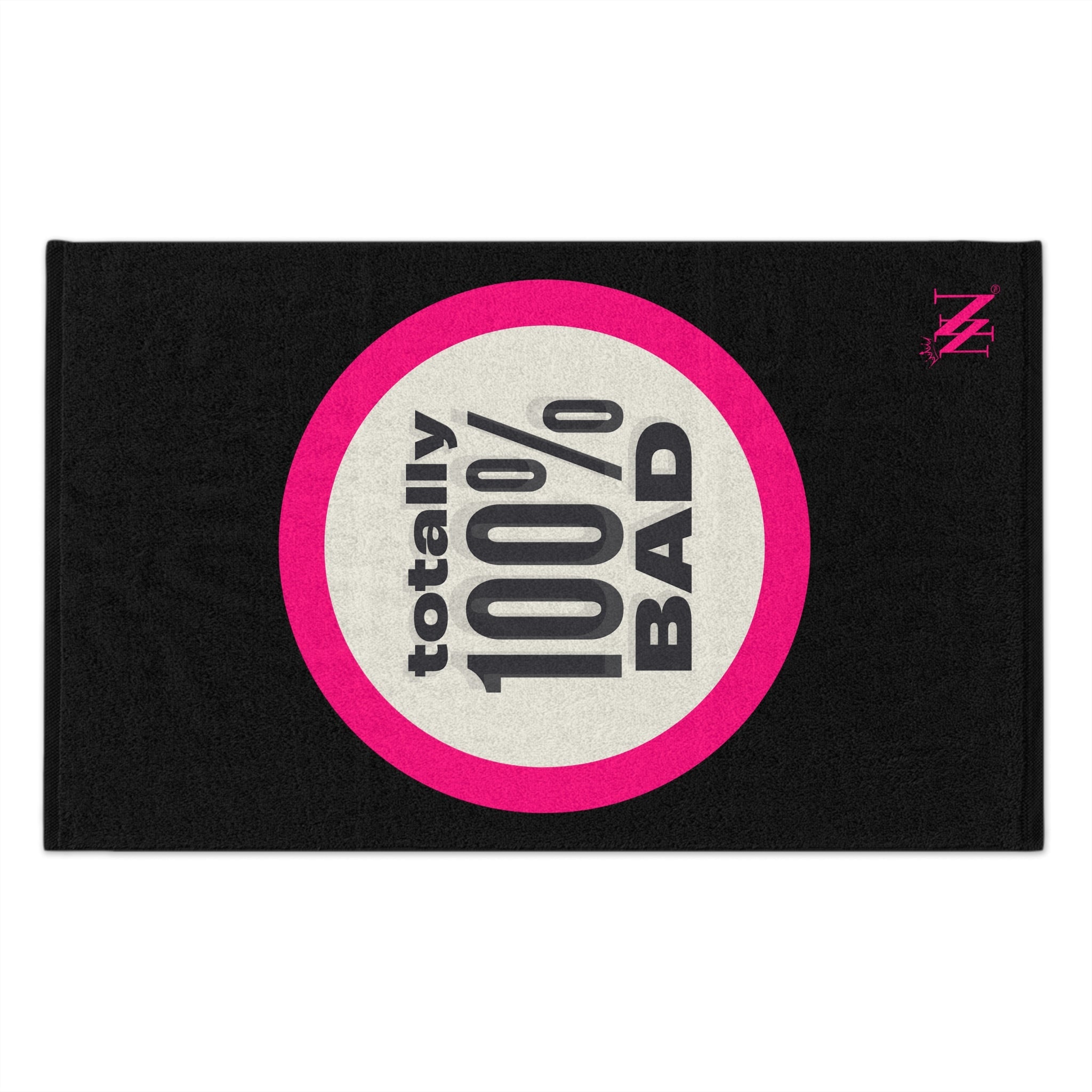 Totally 100% Bad Black | Mix & Match Soft Fun-Flirty Lovers’ Towels