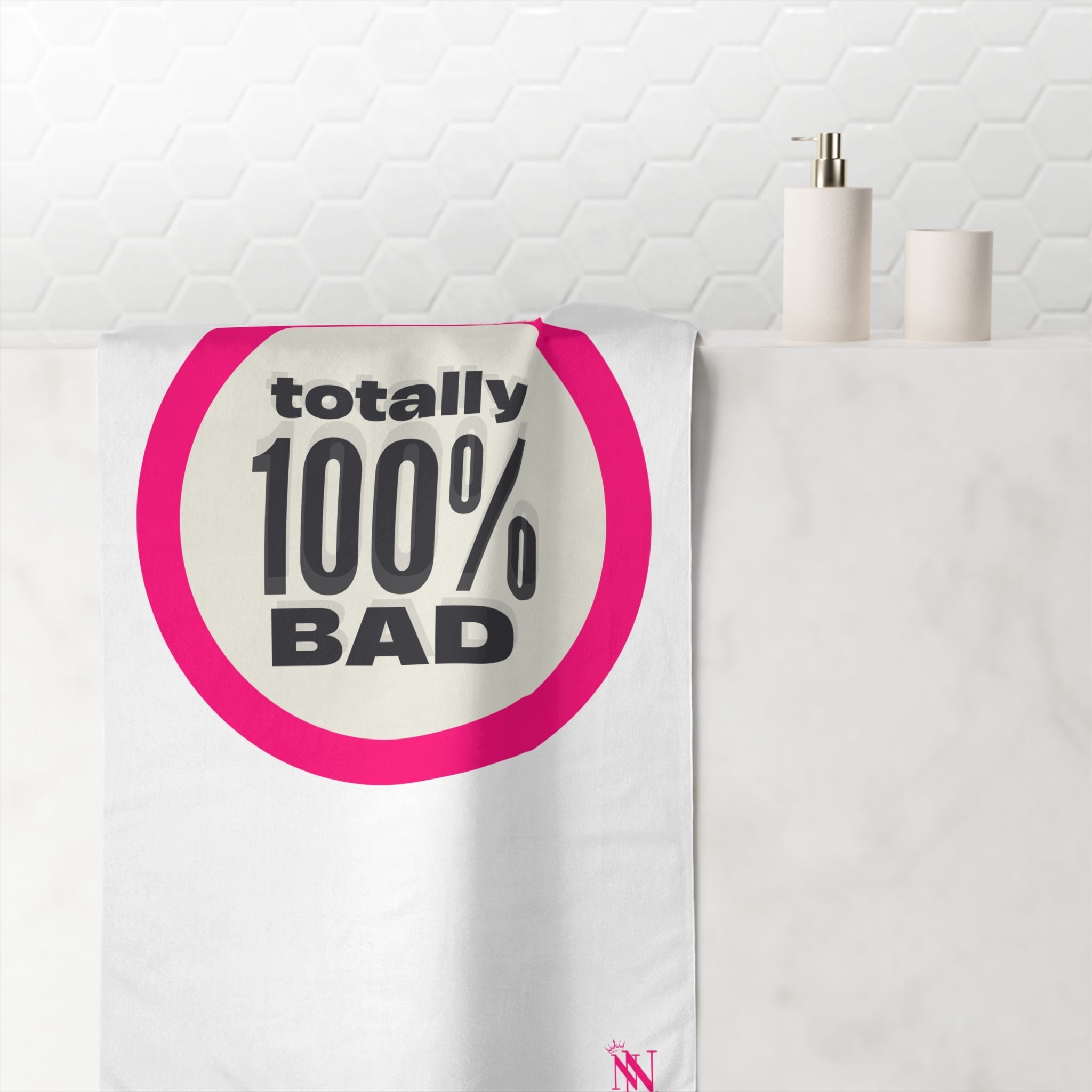 Totally 100% Bad | Mix & Match XL Fun-Flirty Lovers’ Towels