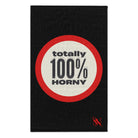Totally 100% Horny Black | Mix & Match Soft Fun-Flirty Lovers’ Towels