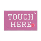 Touch Here Lips Kiss Soft Pink | Mix & Match Original Fun-Flirty Lovers’ Towels